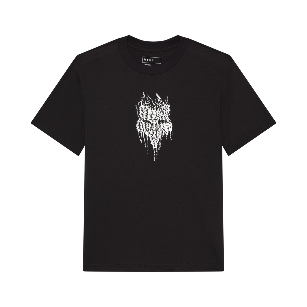 Fox Racing W Bark SS Tech Tee in SCHWARZ