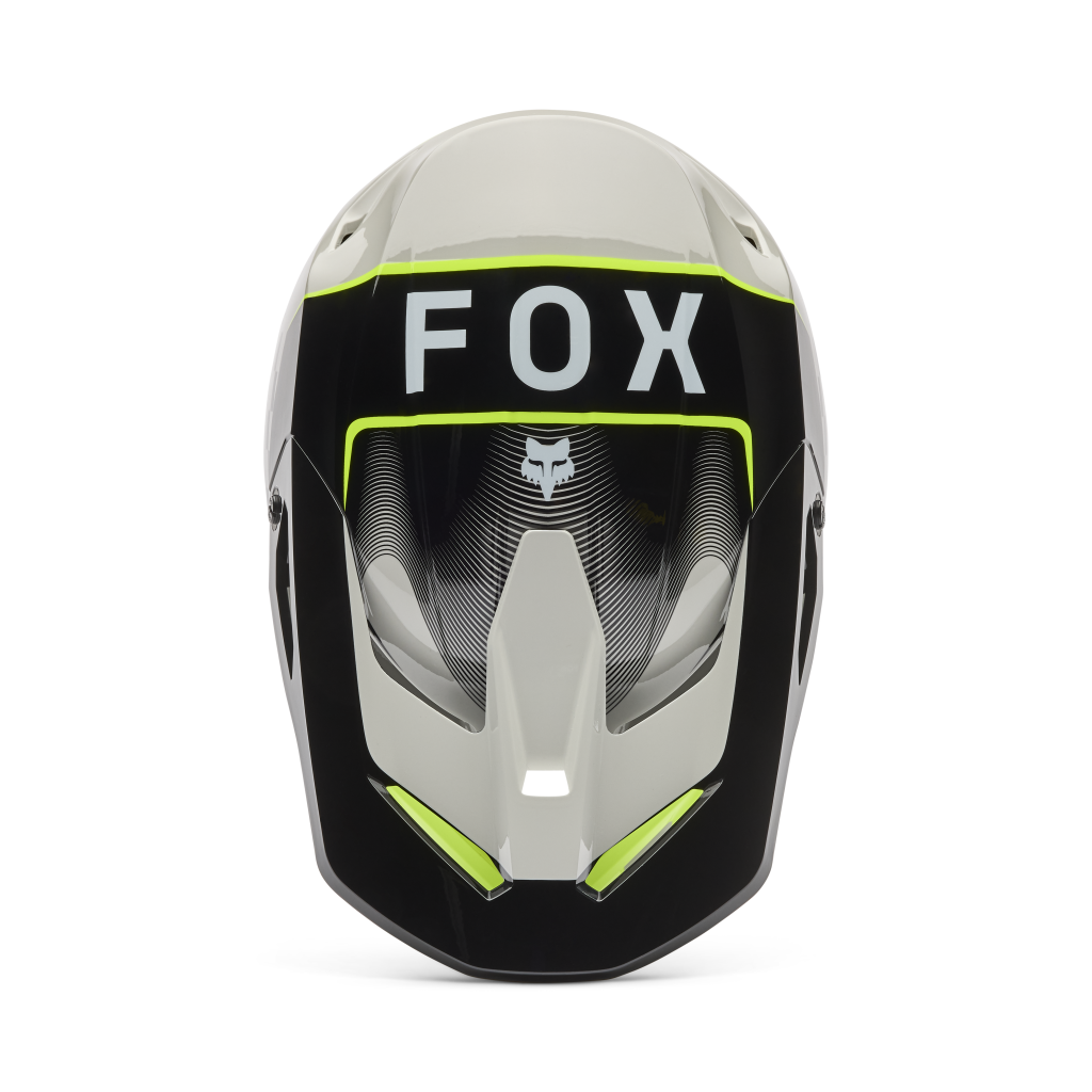 Fox Racing V1 Collect Motocross Helm in GRAU