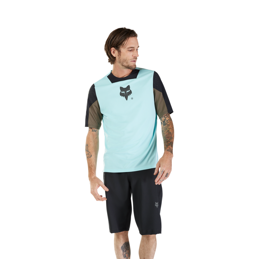 Fox Racing Defend SS Jersey Elevated in BLAU