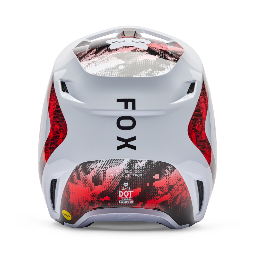 Fox Racing V1 Kairos Motocross Helm in WEISS