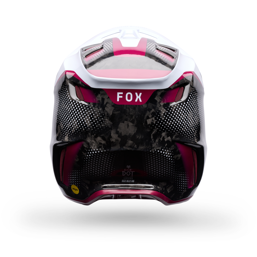 Fox Racing V3 Rs Tactile Helmet in WEISS