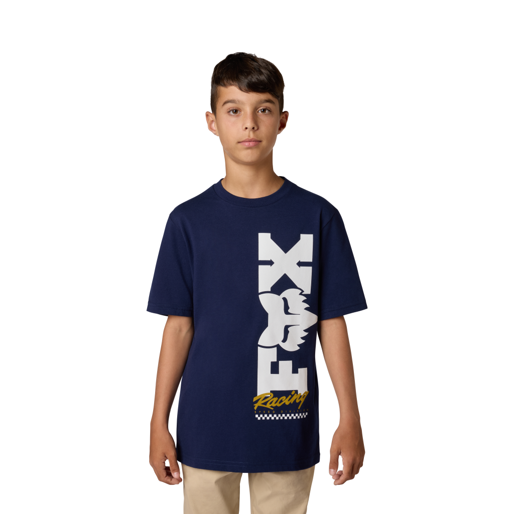 Fox Racing Yth Checker Ss Tee in BLAU