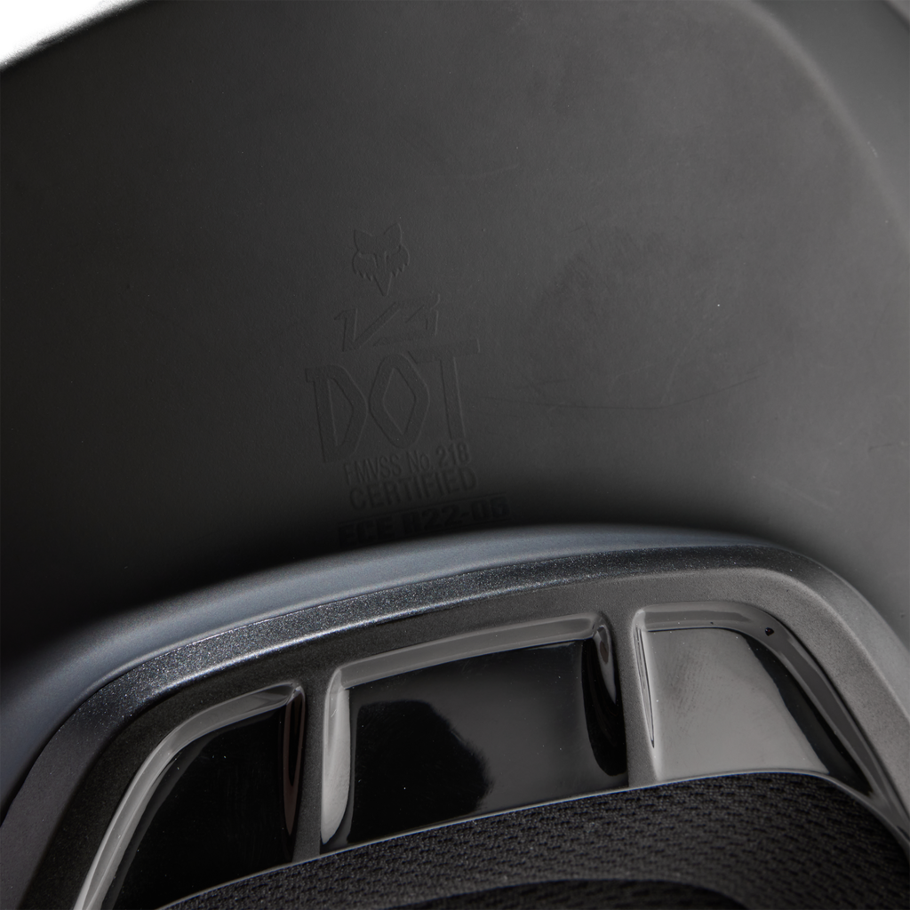 Fox Racing Yth V3 Solid Helmet in SCHWARZ