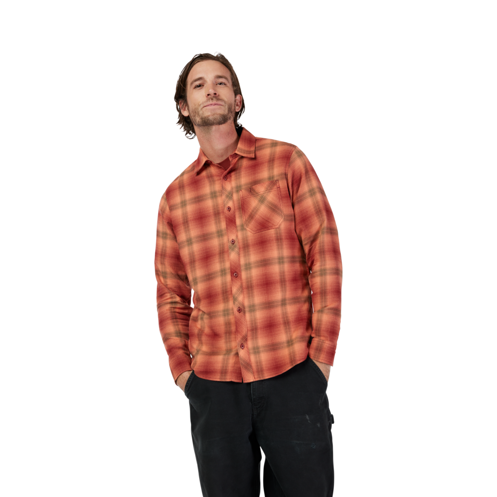 Fox Racing Survivalist Stretch Flannel in ROT