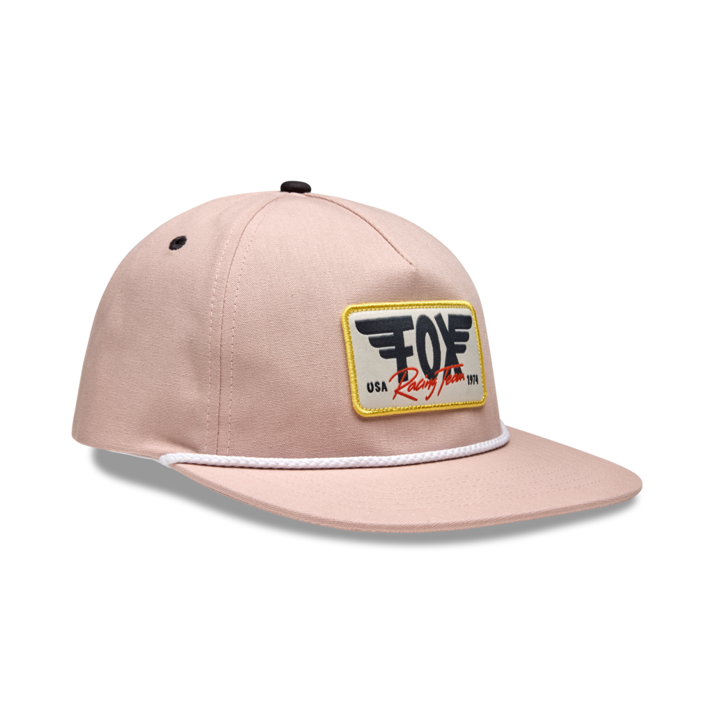 Fox Racing W Winged Snapback Cap in PINK